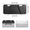JIANNI Monitor Top Shelf, 2pcs Tv Top Shelf with Stringing Holes and Non-Slip Platform Quick Installation Without Drilling Storage Holder Stand (Black) view 2