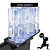 JIANNI Monitor Top Shelf, 2pcs Tv Top Shelf with Stringing Holes and Non-Slip Platform Quick Installation Without Drilling Storage Holder Stand (Black) view 3