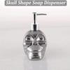 GHQYP Vintage Ceramic Soap Dispenser Skull Shaped Lotion Dispenser Leak Proof Fillable Liquid Pump Soap Pump 15oz/450ml view 4