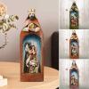 3PCS Three Wise Men Nativity Set,Christmas Nativity Collection Resin Crafts,Three Kings Figurine Roman Kings Nativity Set,Resin Craft Religious Decoration Nativity Scene,Abstract Art Sculpture view 3