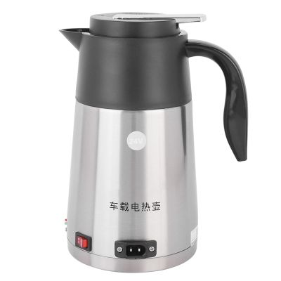 1.2L 24V Electric Kettle, Car Heating Mug Portable Truck Car Electric Kettle Boiling Coffee Water Heater Heating Cup Mug