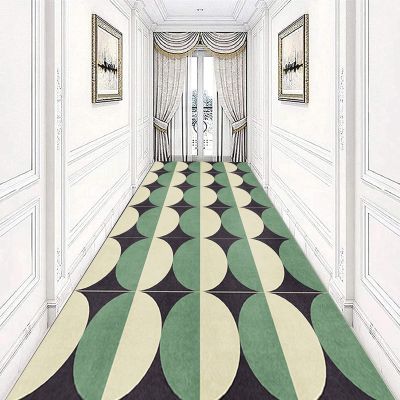 GRAPKS Hallway Narrow Runner Rug, Modern Non-Slip Long Carpet Washable Area Rug Kitchen, Corridor, Entryway Carpet Runner Mat 60cm/70cm/80cm/100cm Wide (Size : 2 ft x 8.2 ft)