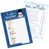 DISTINCTIVS Winter Holiday Party Games Emoji Picture Guessing and Fact or Flake Winter Trivia 2 Game Bundle for Kids - 25 Dual Sided Cards view 1