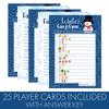 DISTINCTIVS Winter Holiday Party Games Emoji Picture Guessing and Fact or Flake Winter Trivia 2 Game Bundle for Kids - 25 Dual Sided Cards view 4