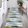 Runner Rug for Hallway, Non-Slip Bedroom Area Rug, Washable Kitchen Long Carpet Runners Mat, Blue Gray Black Gold 100/200/300/400/500/600cm Length (Size : 2 ft x 13.1 ft) view 3