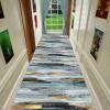 Runner Rug for Hallway, Non-Slip Bedroom Area Rug, Washable Kitchen Long Carpet Runners Mat, Blue Gray Black Gold 100/200/300/400/500/600cm Length (Size : 2 ft x 13.1 ft) view 4