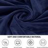 DKSLIPGO Velvet Office Chair Covers - Universal Swivel & Gaming Chair Covers (Large, Navy) view 3
