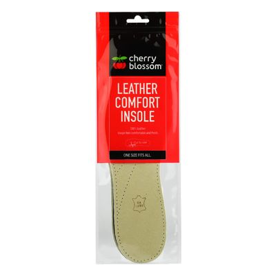 Cherry Blossom Leather Comfort Insole