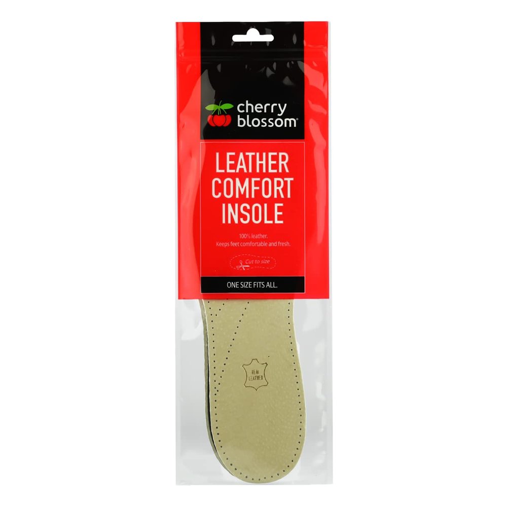 Cherry Blossom Leather Comfort Insole