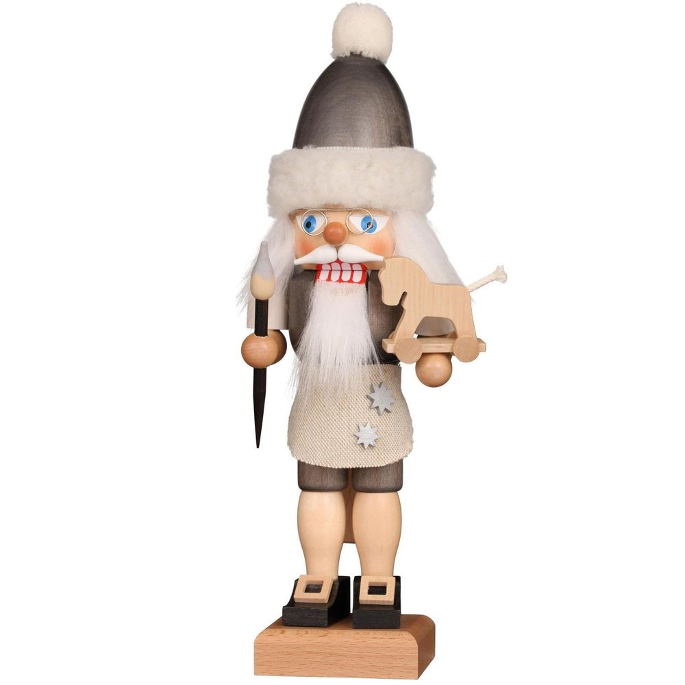 Christian Ulbricht Nutcracker - Grey Santa - 11.75" H