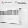 Sharper Image PROFILE Window Fan, Whole Room Air Circulator, Reversible Exhaust, Quiet Operation, 3 Speed Settings, Low Profile Window Fan for Kitchen, Bedroom, and Home, White view 2