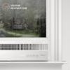 Sharper Image PROFILE Window Fan, Whole Room Air Circulator, Reversible Exhaust, Quiet Operation, 3 Speed Settings, Low Profile Window Fan for Kitchen, Bedroom, and Home, White view 4