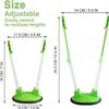 12 Pack Baggy Rack Stand Adjustable Freezer Bag Holder Stand Ziplock Bag Holder for Filling With No Food Spills or Kitchen Mess (Multicolor) view 2