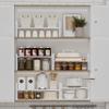 Jojocross Expandable Shelf for Cabinet Organizer Adjustable Stackable Spice Rack at Kitchen and Bathroom More, Counter Countertop Cupboard Organization Pantry Storage(LARGE/1PACK/WHITE) view 3