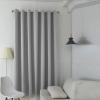 A.Monamour Blackout Room Darkening Thermal Insulated Curtain with Grommets Window Drapes for Bedroom Living Room Kitchen Caf Cabinet Curtain Door Curtain 1 Panel Light Grey view 1