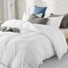 All Star Linen California King Size Duvet Cover Ultra Soft Breathable 1 Piece Bedding White Duvet Cover Cal-King (110'' x 98'') Set with Zipper Closure 1 Duvet Cover view 1