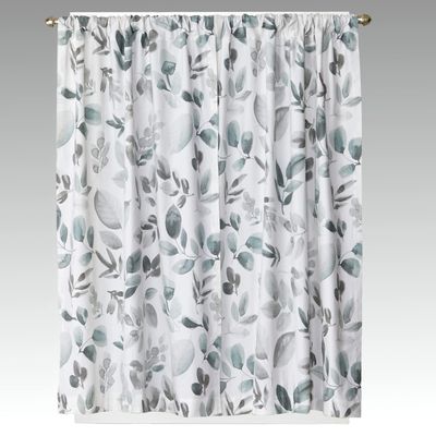 SKL Home Windsor Leaves Panel Pair, 64 in x 45 in, Gray