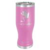 LaserGram 14oz Vacuum Insulated Pilsner Mug, Tree Frog, Personalized Engraving Included (Light Purple) view 1