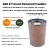 ECCEPOPU Gun Safe Dehumidifier 200g - Silica Gel Desiccant Canister, Moisture Absorber for Gun Cabinets & Safes, Protect 80 Cubic Feet, Black view 2