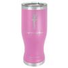 LaserGram 14oz Vacuum Insulated Pilsner Mug, Ballet Dancer Woman, Personalized Engraving Included (Light Purple) view 1