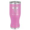 LaserGram 14oz Vacuum Insulated Pilsner Mug, Pediatrics, Personalized Engraving Included (Light Purple) view 1