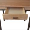 Amish-Made Small Rectangular Natural-Stained Hickory Writing Desk view 4