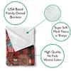 Custom Gingerbread Man Blanket - Ships Next Day, Printed in USA - Fleece or Sherpa Sofa Throw, Soft Christmas Bedding, Holiday Home Decor, Customizable Family Throws (Sherpa 60x80) view 2