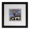 Ebherys Hunan Hand Embroidery Artwork, Handmade Paintings with Wood Frame Hanging on the wall as Room Decoration Home Accessories, Meaningful Gifts for Mother Daughter and Friends (Picking Cherries) view 1