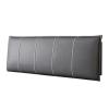 ZZYK Headboard Cushion Wall Pillow Technology Fabric Bed Backrest Pillow Wedge for Headboard Gap Reading Pillow Sofa Bunk Bed Home Lumbar Pad with Removable Cover,A,with headboard 63"/160cm view 1