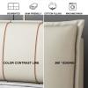 ZZYK Headboard Cushion Wall Pillow Technology Fabric Bed Backrest Pillow Wedge for Headboard Gap Reading Pillow Sofa Bunk Bed Home Lumbar Pad with Removable Cover,A,with headboard 63"/160cm view 4