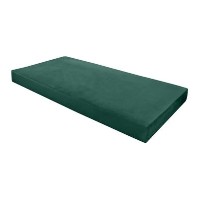 |SLIPCOVER ONLY| Knife Edge 6" Twin 75x39x6 Velvet Indoor Daybed Mattress Sheet - AD317