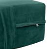 |SLIPCOVER ONLY| Knife Edge 6" Twin 75x39x6 Velvet Indoor Daybed Mattress Sheet - AD317 view 3