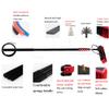 TOOJUN Retractable Brush Cleaning Portable Water Fed Pole Kit Outdoor Window Cleaner Window Glass Solar Panel Cleaning System - Angle Adjustable,7.2m/24ft view 3