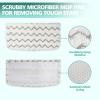Wisorder 8 Pack Steam Mop Replacement Pads Compatible with Shark S1000 S1000A S1000C S1000WM S1001C S2001, Washable Replacement Steamer Mop Pads view 2