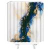 AMFD Blue Marble Shower Curtain Modern Abstract Texture Gold Luxury Marbling Fabric Bathroom Decor Curtains Set Include Hooks,(47" Wx70 H) view 3