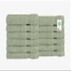 A1HC Towels Cotton Washcloths Set 100% Organic Cotton, GOTS Certified Premium Quality Face Cloths, Feather Touch Technology Highly Absorbent and Soft Feel Fingertip Towels, Pack of 12 view 1