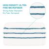 Wisorder 8 PCS Replacement Pads Accessories Compatible for Black+Decker Steam Mop SM1600, SM1610, SM1620, HSM13E1, HSMC1300FX, HSMC1321, HSMC1321APB, HSMC1361SGP, BDH1855SM, BDH1760SM, SMP20 Mop Pads view 2