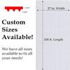 Home Must Haves Clear Vinyl Plastic Premium Deluxe PVC Ribbed Pattern Floor Runner Protector for Carpet (27" Wide) view 4