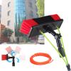 Adjustable Window Cleaning Pole Water Fed Telescopic Brush Extendable Cleaner Car Trucks Glass Cleaning Brush Equipment - 20m/65.6ft Hose,7.2m/24ft view 1