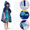 Athaelay Dinosaur Bath Towel for Toddler Boys Girls, Pool Hooded Towel for Kids, Bath Beach Poncho Mantle Swim Cover with Bag view 4