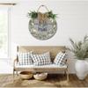 All Things Possible Sign Front for Door Decoration, 12 in Round Wood Wreaths Wall Hanging Outdoor, Farmhouse, Porch, for Spring Summer Fall All Seasons Holiday Christmas view 4