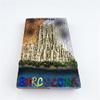 Barcelona Spain 3D Fridge Magnet Souvenir Gift,Resin Handmade Barcelona Refrigerator Magnet Home & Kitchen Decoration Collection view 3