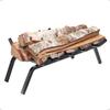 UBACKS Heavy-Duty Steel Fireplace Grate with Ember Retainer (24 Inch) view 1