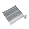 A&B Home Throw Blanket - Light Gray and White Stripe Woven Cotton Blend Blanket for Couch Sofa Chair Bed Office Living Room, 50" x 60" view 1