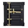 ZHAOYONGLI-End Tables Industrial Nightstand Table, New - Black, 15.7x14.9x19.7 inches view 1