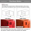 ZHAOYONGLI-End Tables Industrial Nightstand Table, New - Black, 15.7x14.9x19.7 inches view 3