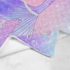 Personalized Baby Girl Blanket with Name,Custom Mermaid Blankets Fleece Throw Blanket for Girls-Customize Cute Cartoon Blanket for Bedroom Decor,Couch,Cars view 4