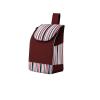 THEGA Trolley Replacement Bag - 40L Oxford Cloth Waterproof Storage Bag, Home Portable Grocery Bag, Collapsible, Large Capacity, Can Be Used with A Trolley, L36XW20XH55CM (Color : Burgundy Striped) view 1