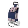 THEGA Trolley Replacement Bag - 40L Oxford Cloth Waterproof Storage Bag, Home Portable Grocery Bag, Collapsible, Large Capacity, Can Be Used with A Trolley, L36XW20XH55CM (Color : Burgundy Striped) view 3