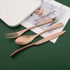 36 Pieces Flatware Set for 6 / Matte Silverware Set / 304 Stainless Steel Cutlery Set with Steak Knife/Tableware Eating Utensils for Home Hotel Restaurant/Dishwasher Safe/Brushed Rose Gold view 4